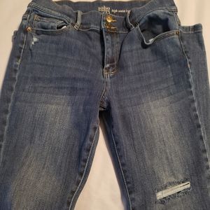 NY Company High Waisted Stretch Jeans